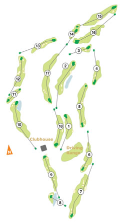 Praia Del Rey - Course Map