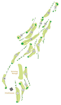 Oitavos Dunes - Course Map