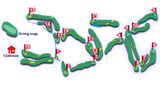 Nuevo Portil Golf - Course Map