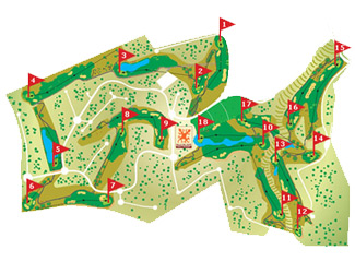 Valle del Este - Course Map