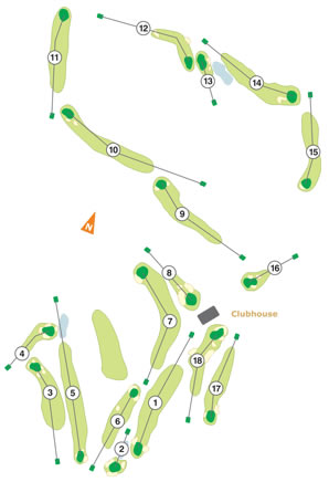 Golf Estoril - Course Map
