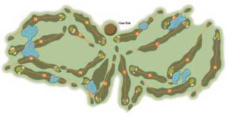 Club de Golf Playa Serena - Course Map