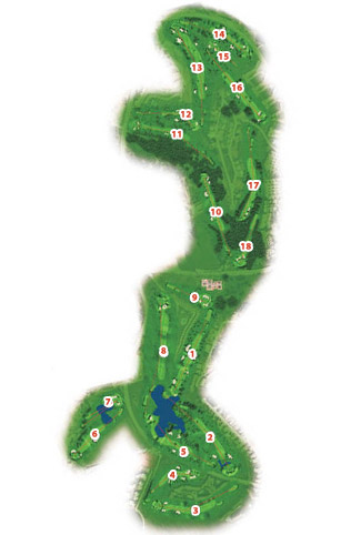 Real Novo Sancti Petri ''Pines & Sea'' - Course Map