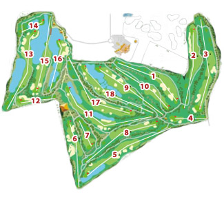 Sherry Golf Jerez - Course Map