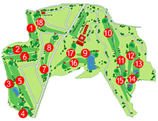 Baviera Golf Course - Course Map