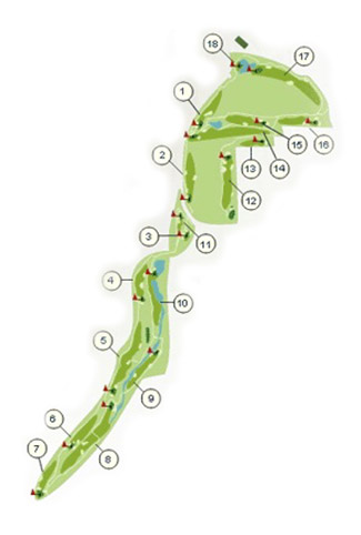 Doña Julia Golf Course - Course Map