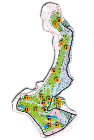 Santana Golf Club - Course Map