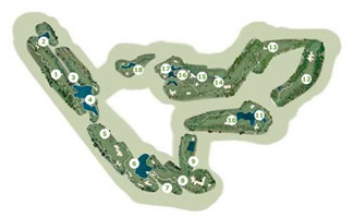 Sancti Petri Hills Golf - Course Map