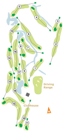 Golfe do Montado - Course Map