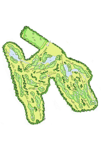 Los Naranjos Golf - Course Map