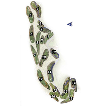 La Cala Asia - Course Map