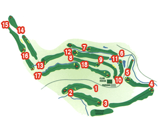 Estepona Golf - Course Map