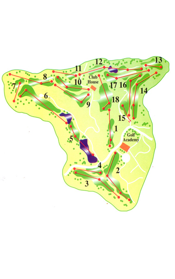Miraflores Golf Club - Course Map